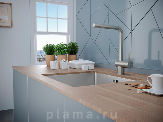 Смеситель Paulmark Spring Sp212067-SS для кухонной мойки plama.ru