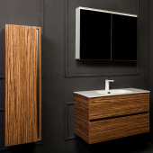 Мебель для ванной Armadi Art Vallessi 80 зебрано