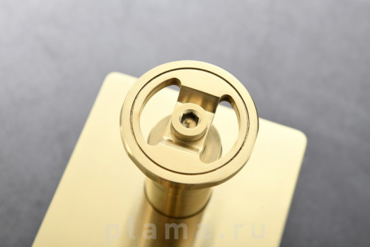 Душевой комплект Bronze de Luxe 1760's Loft 6630CG С ВНУТРЕННЕЙ ЧАСТЬЮ, золото