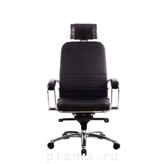 Офисное кресло кожаное Metta KL-2.02 Samurai KL-2.02 Python Edition Черный