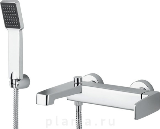 Смеситель M&Z New Geometry NGM00500 для ванны с душем plama.ru
