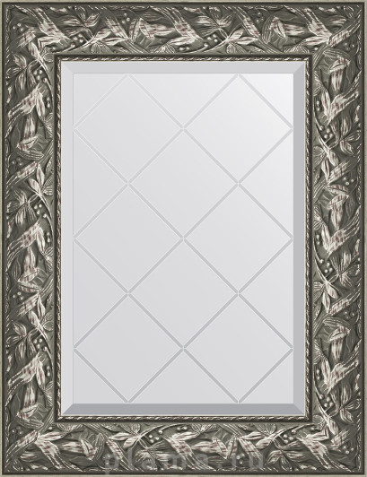 Зеркало Evoform Exclusive-G BY 4028 59x76 см византия серебро