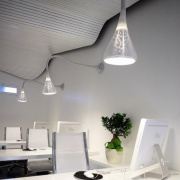 подвесные светильники в офис