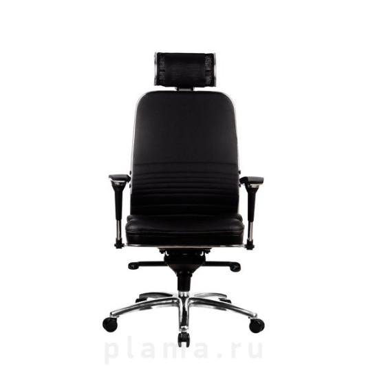 Офисное кресло кожаное черное Metta KL-3.02 Samurai KL-3.02 Black