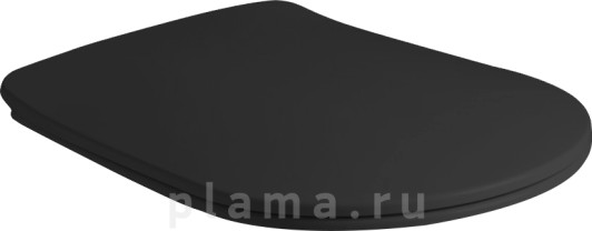 Крышка-сиденье Kerasan Nolita 5391 черная матовая, с микролифтом
