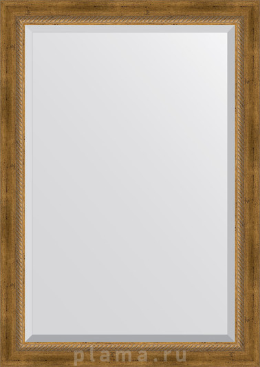 Зеркало Evoform Exclusive BY 3458 73x103 см состаренная бронза с плетением