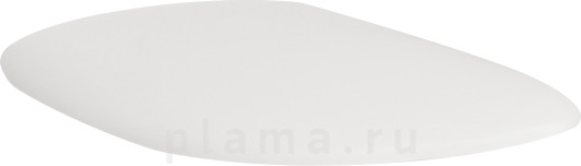 Крышка-сиденье ArtCeram Azuley AZA001 белое матовое, с микролифтом, петли хром