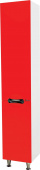 Шкаф-пенал Bellezza Лагуна 35 с бельевой корзиной L красный