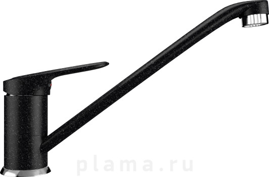Смеситель Ulgran U-004(308) черный, для кухонной мойки plama.ru