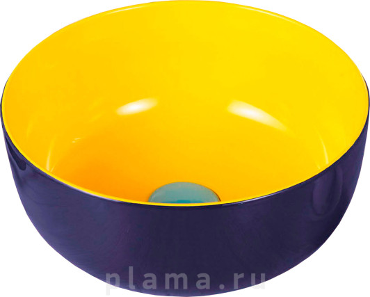 Рукомойник Melana MLN-T4003-B1+B6 сине-желтый