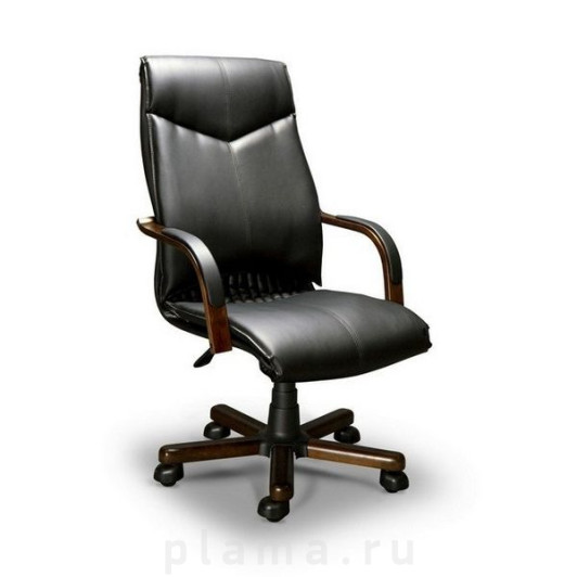 Офисное кресло Mirey BARBARA BARBARA A LX венге, экокожа черная