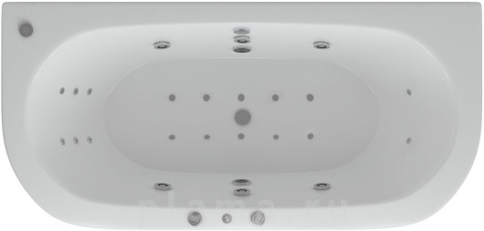 Акриловая ванна Акватек Морфей с гидромассажем (уценка: выставочный экземпляр)