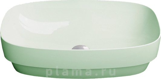Раковина Catalano Green Lux 60x40 зеленый матовый