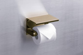 Держатель туалетной бумаги Rush Edge ED77141 Bronze с полкой для телефона