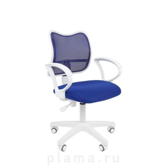 Офисное кресло синее Тайпит 450 LT белый пластик 7019774