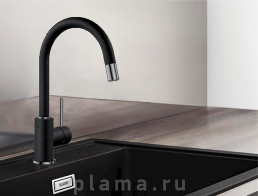 Смеситель Blanco Mida-S Silgranit 521455 для кухонной мойки plama.ru